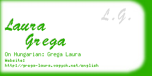 laura grega business card